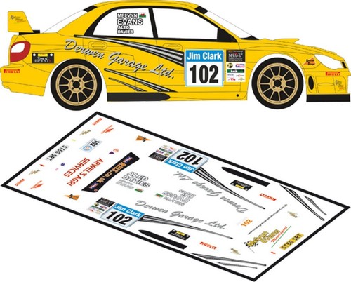 Decals subaru impreza wrc - impreza,