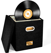 Vinyl Record Storage Box Up to