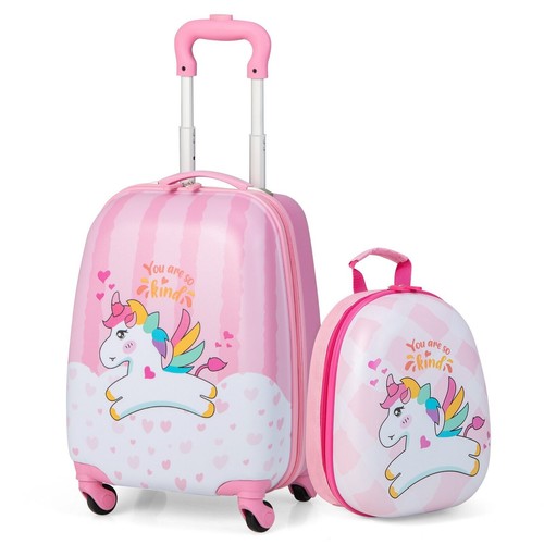 2pcs abs kids luggage set - 2pcs,
