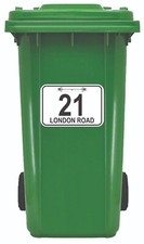 8x Wheelie Bin Numbers