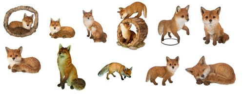Foxes vivid arts real - foxes,