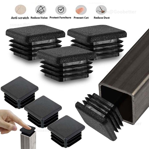 Square plastic end - caps, for
