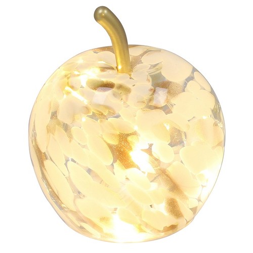 Led glass apple decoration - decoration,