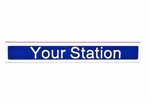 Gauge wall mounted signs - oo,