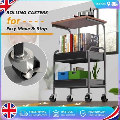 Tier rolling cart with - tier,
