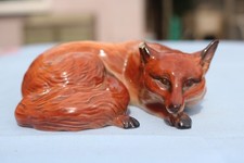 VINTAGE COLLECTABLE BESWICK FARM COUNTRYSIDE SLEEPING FOX HUNT HUNTING FREE UK P