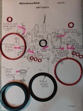 KitchenAid Artisan 5KES100 Coffee 16x O Ring Full Service kit + Group Gasket Opv