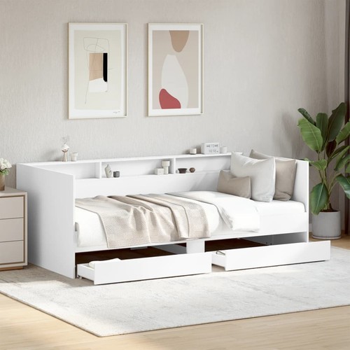 White daybed with - white, drawers
