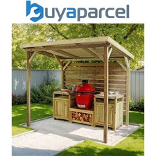 Zest Truro Wooden Garden BBQ