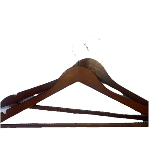Wooden clothes hangers - clothes,
