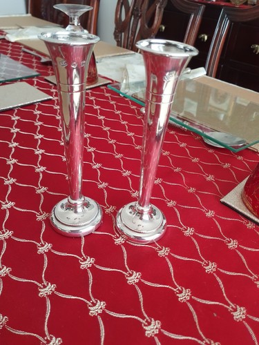 Pair sterling silver 1920 - silver,