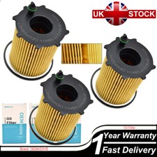 3Pc Oil Filter For Citroen Berlingo Peugeot 206 207 208 307 407 1007 1.4 1.6 HDI