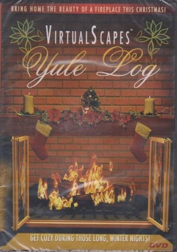 Virtual scapes yule log - yule,