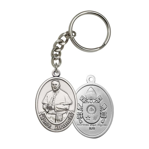 Pope francis keychain - pope,