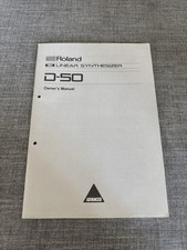 Roland D-50 Owner’s Manual English