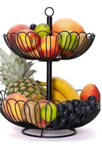 Large tier fruit basket - 2-tier,