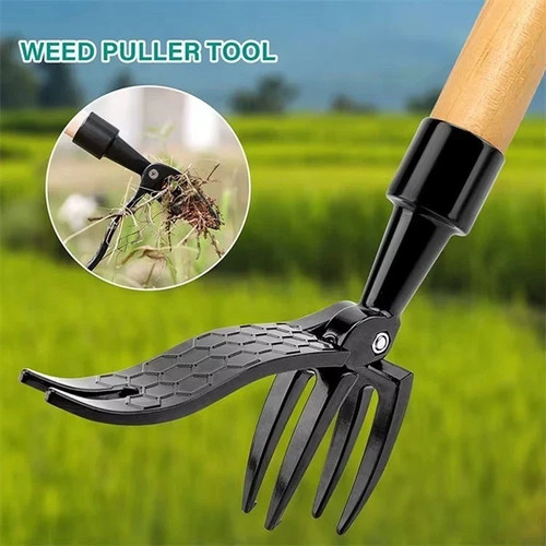 Manual stand weeder puller - up,