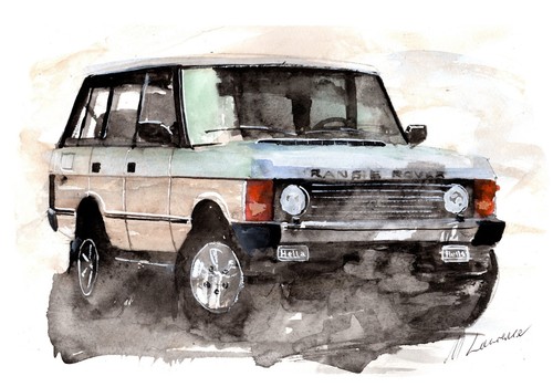 Painting range rover - range,