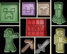 Minecraft cookie cutters +
