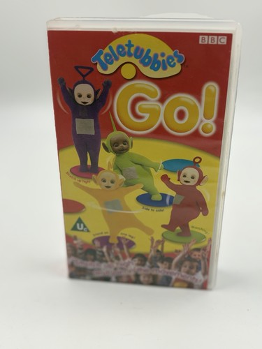 Teletubbies video tape rare - go,