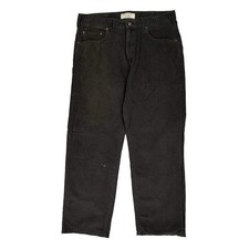 Levis Cord Jeans - 36W 32L Black Cotton