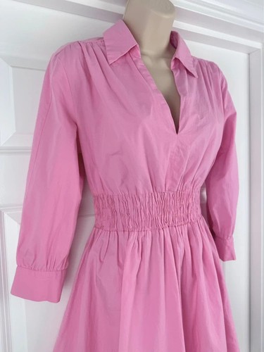 Zara pink cotton mini dress - cotton,