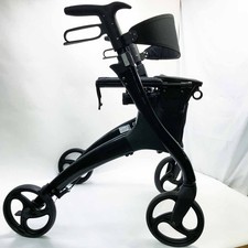 VOCIC Rollator Foldable and Lightweight with Seat Aluminum Rollator Easy Folding Ro
