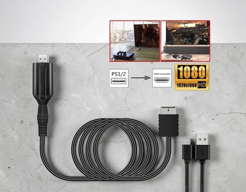 Ps1 ps2 hdmi cable - ps1, adapter