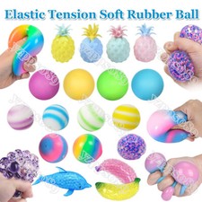 Mesh Grape Ball Squishy Fidget Toy Squeeze Balls Sensory Hand Toy Stress Relief