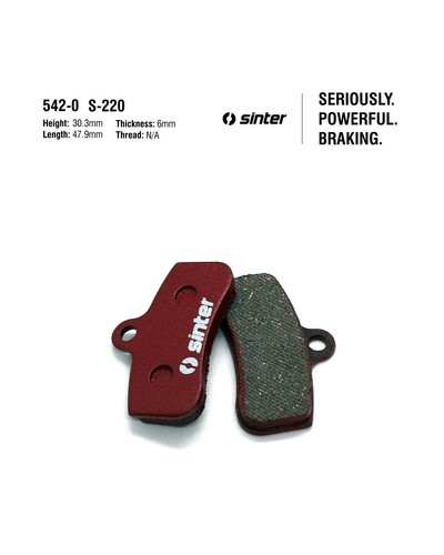 Sinter kart brake pads - , s-220
