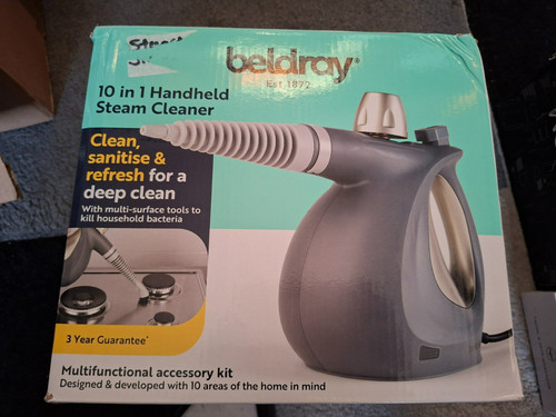 Beldray handheld steam cleaner - steam,