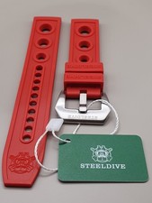 Steeldive RED 20MM Auto