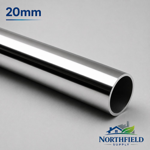 Aluminium round tube pipe - pipe, 1m