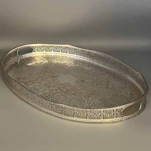Large vintage silver plated - large,