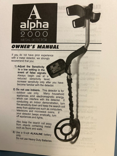 Teknetics alpha 2000 - alpha, metal
