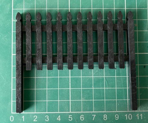 Picket fence panels and posts