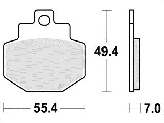 Brake pad piaggio vespa - pad,