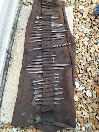 Vintage brace drill - brace, bits