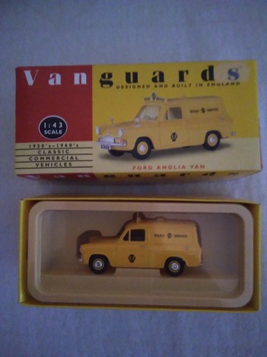 Vanguards ford anglia van - 1:43,