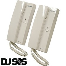 Eagle White 6 VDC 2 Way Station Telephone Style Calling System Handset Intercom