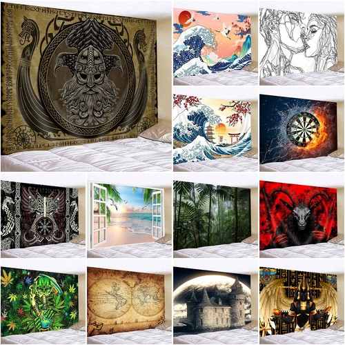 Large medieval tapestry starry - large,