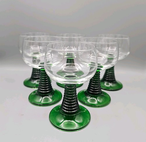 Set vintage green stem - of,