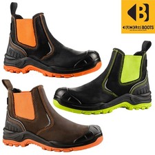 Buckler Safety Dealer Boots - BVIZ3 Waterproof Hi Vis Premium Slip on Boot