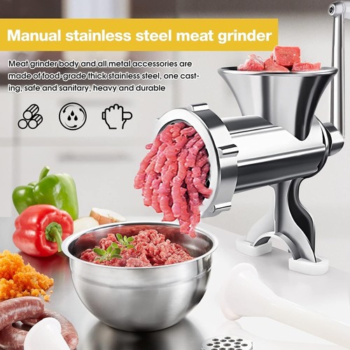 Manual meat grinder - grinder, powerful