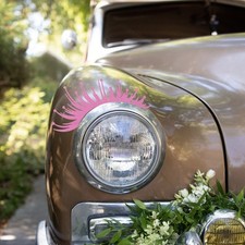  Sticker for Car Eye Lashes Lights Automotive Exterior Decoration Headlights