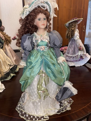 Vintage porcelain doll - doll, girl
