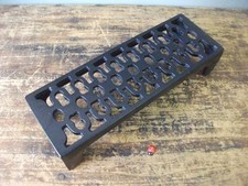 small Cast Iron air Brick Vent Victorian Pattern quality - powder coated black