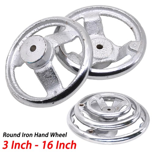 Round iron hand wheel - 3", 16"