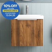 Fluted 500mm Bathroom Vanity