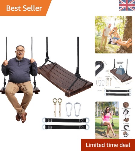 Wooden swing seat beech - wooden,